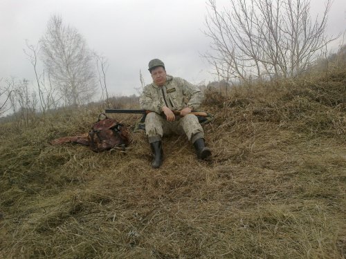 На привале