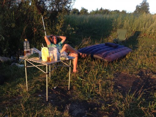 На рыбалке