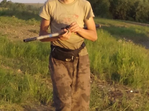 На рыбалке!