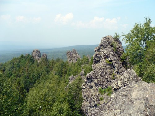 Над горами.