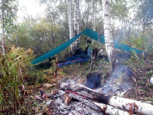 Ночёвка перед открытием на боровую.