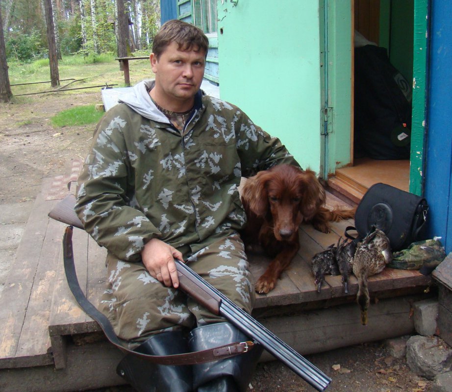 На базе.