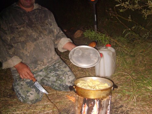 "Финская свеча" в действии.