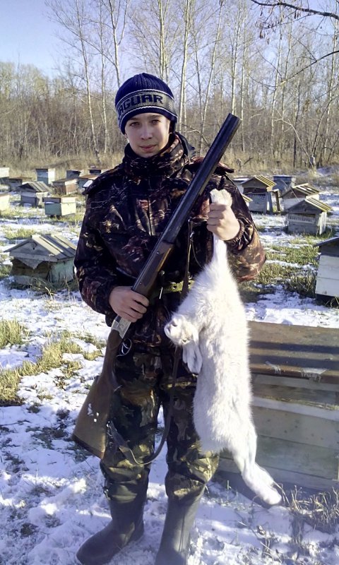 Первый заяц!