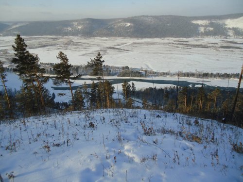 Кабарожья гора над Иркутом.