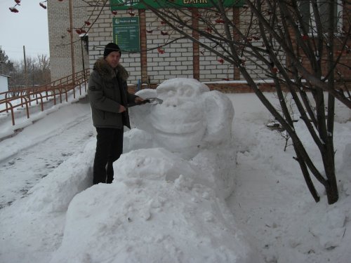 "Строим" символ года ....Вроде получается декабрь 2015г.