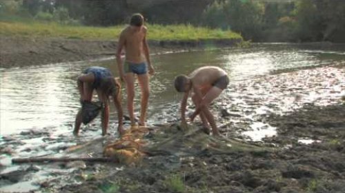 "РЫБАЛКА ДЕТЕЙ. Село Верх-Сузун Новосибирской области"