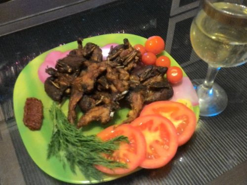 Перепелочки жаренные...