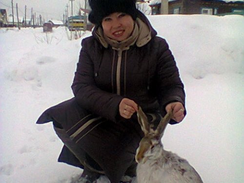Супруга с русачком.