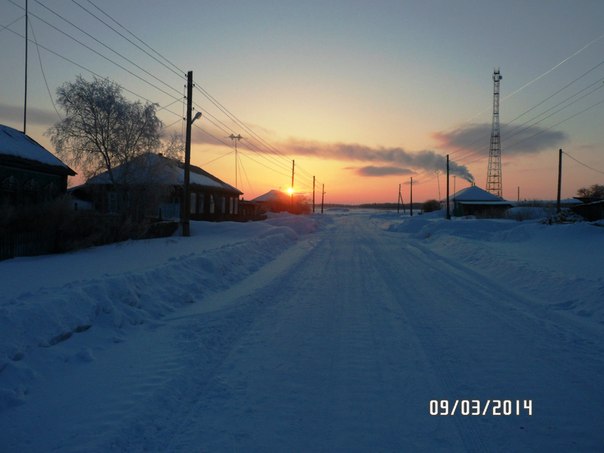 Утро Охотника в родном селе....