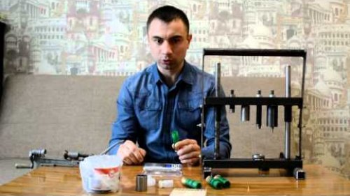 Самодельный станок для снаряжения дробовых патронов