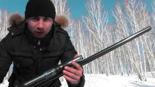 МР 155 без подготовки стреляет самокрутом на дымном порохе
