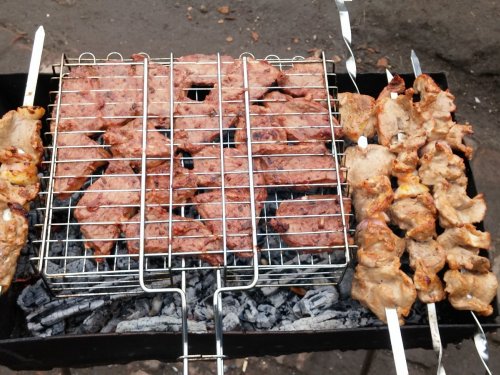 Шашлычок после охоты...