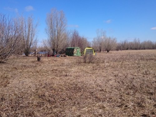 Лагерь на открытии