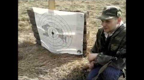 Проверка боя ружья ТОЗ-25. Shooting.