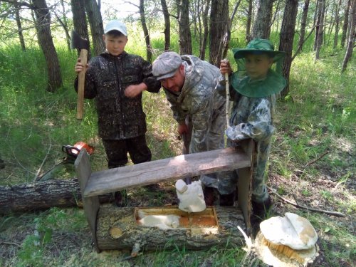 процесс изготовления солонца.