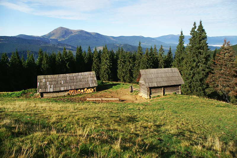 Горы и зимовья