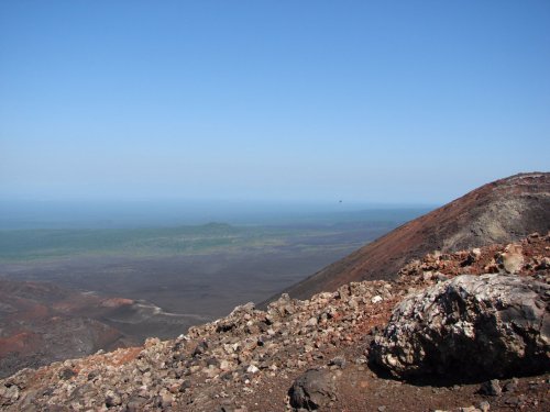 Панорама долины реки Камчатка