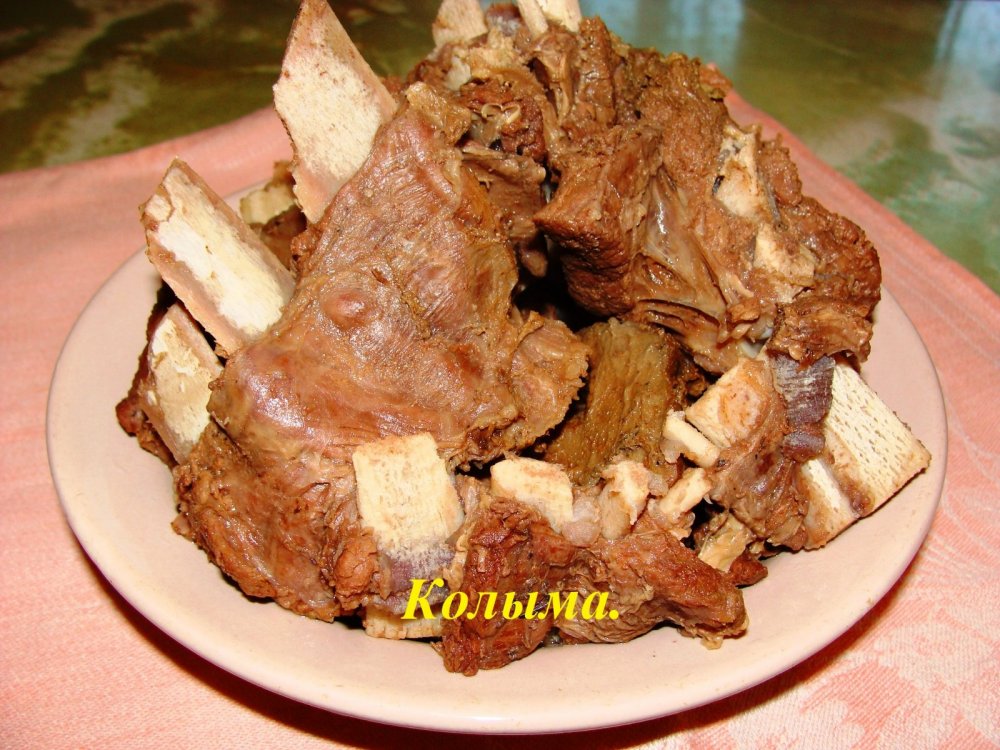 Свежая, отварная грудинка сокжоя - а что может быть вкусней?!