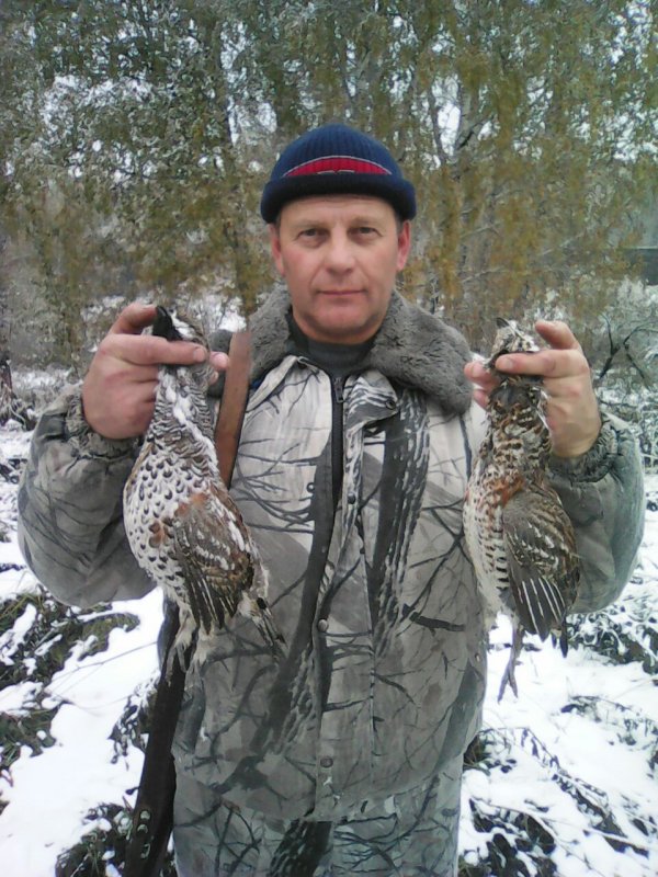 Рябые по первому снегу.