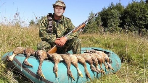 Охота на утку с подсадной. Из цикла "Наши путешествия"