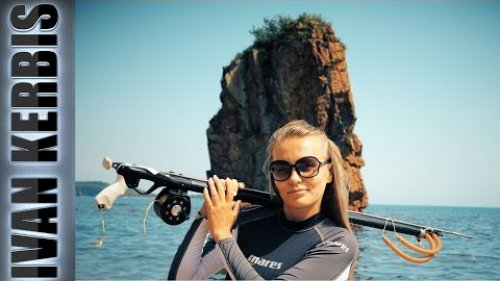 На дальневосточных берегах. Подводная охота в Японском море, Приморский край.