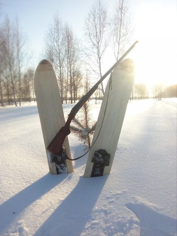 Обкатка лыж