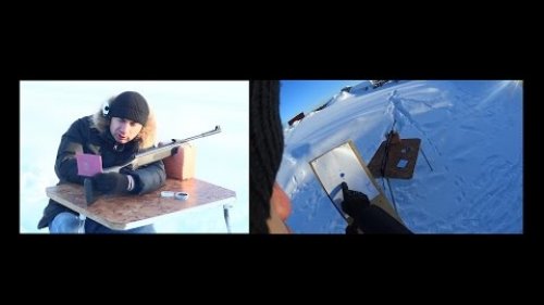 Стреляем целясь через зеркало! Реальность с "другой" стороны!