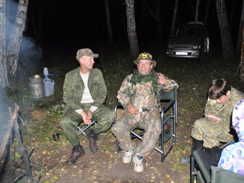 "Колхозник" и "Городской" на охоте