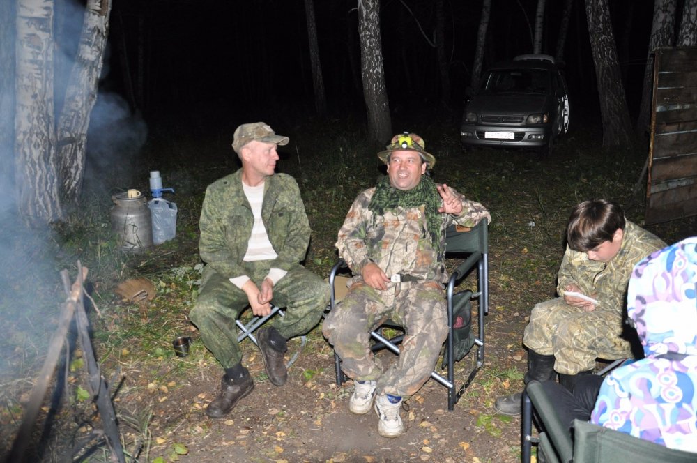"Колхозник" и "Городской" на охоте