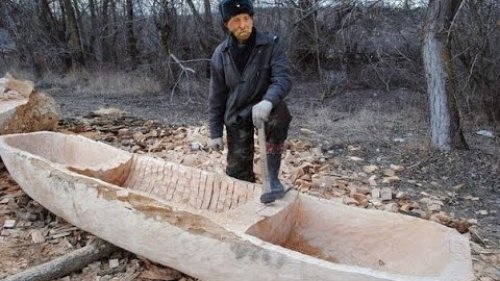 Лодка из бересты дедовским способом