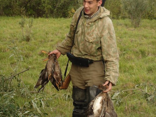 Возвращение на базу с утрянки.