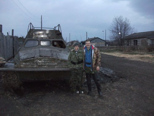 с батей)