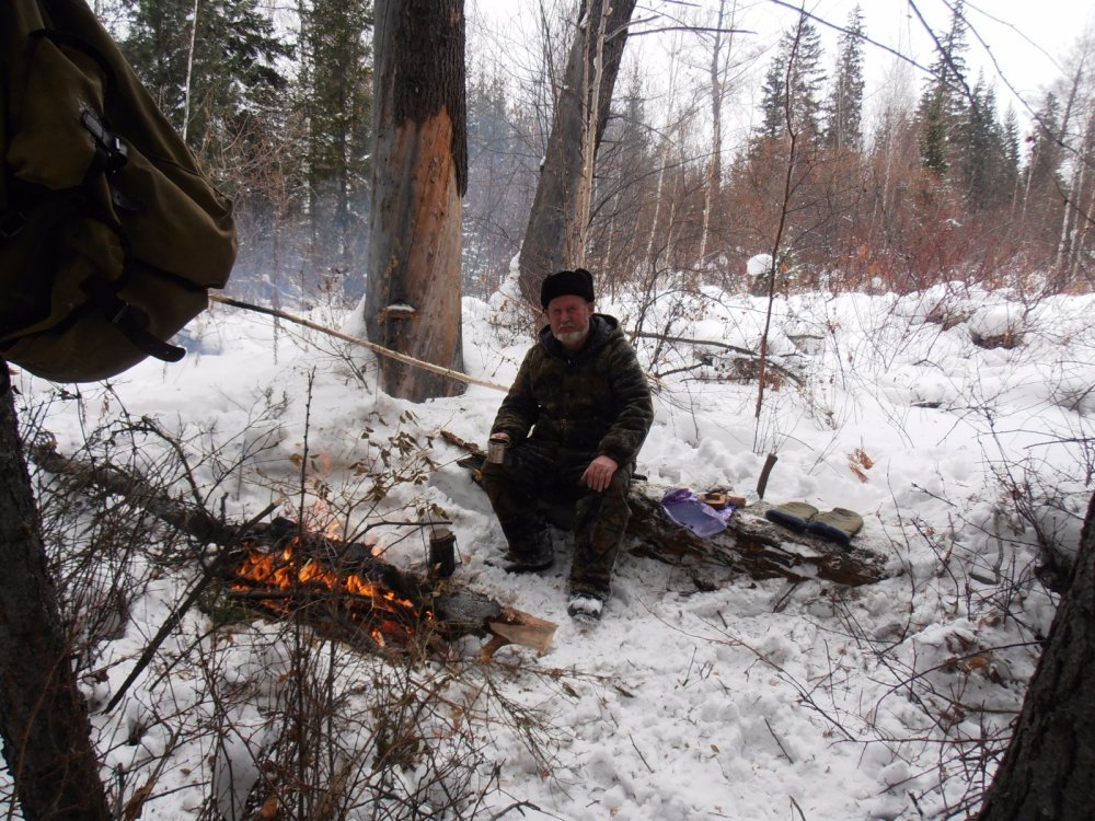 С Батей на рыбалке