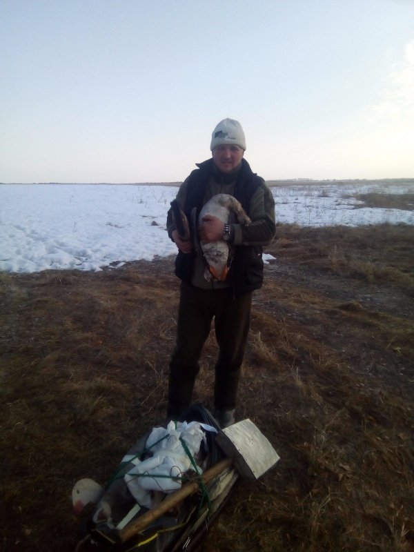 Добыл своего гусика.