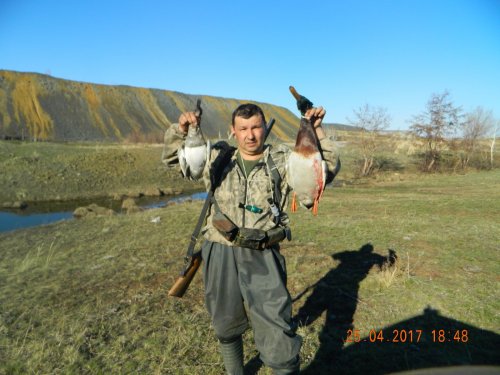 Наконец-то взял крякаша....