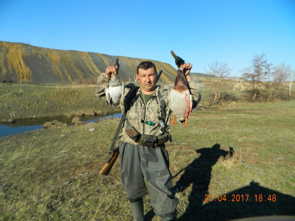 Наконец-то взял крякаша....
