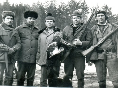 Фото на память после охоты на токах