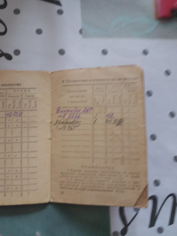 Номер винтовки моего деда