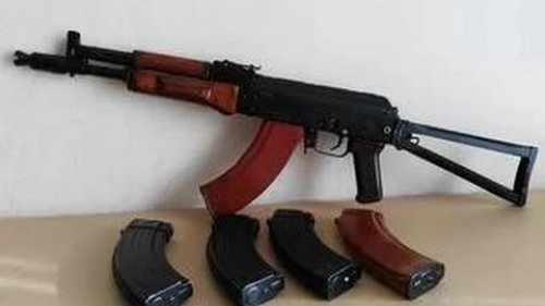 Сайга-мк-03 7.62х39. Стоя с рук на 90 метров с открытого прицела