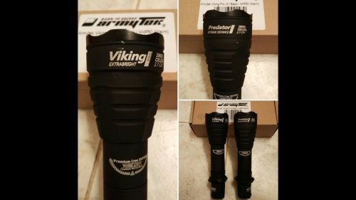 Подствольный "тактический" фонарь для охоты Armytek Predator и  Viking  Распаковка подарка!