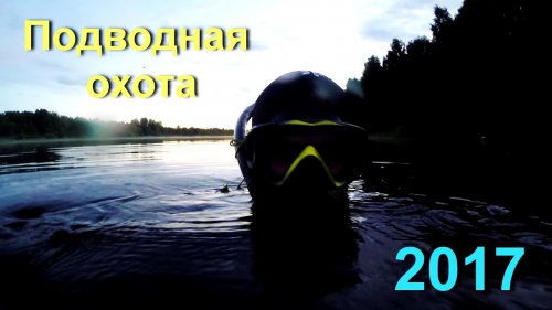 Подводная охота 2017, пруд. После ливня.
