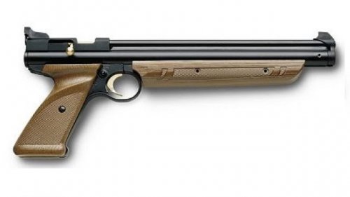 Пневматический пистолет КРОСМАН 1337, Обзор Crosman 1377 стрельба на 25м