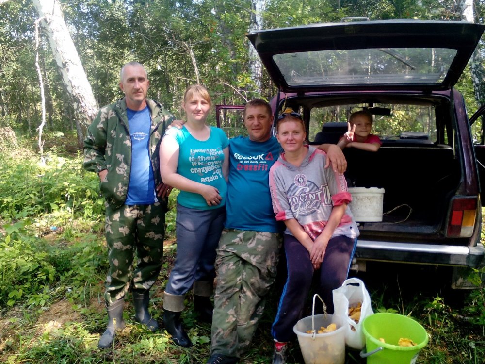 Первый выезд за грибами на новом авто