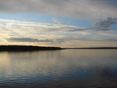 Река Енисей в районе п. Бор Туруханский район