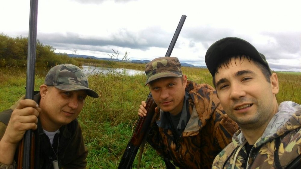 С друганами на открытие.