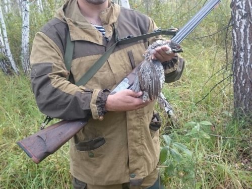 В обед поехали в поля
