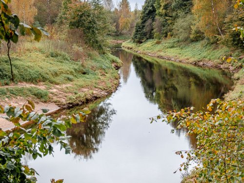Воскресная прогулка вдоль реки.