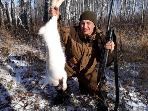 Первый зайчик 2017!