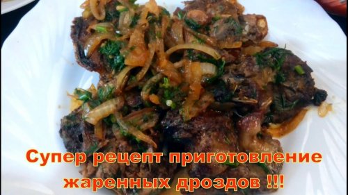 Жаренный лесной дрозд правильный супер рецепт приготовления с кавказскими секретными специями